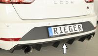 Rieger rear insert FR only ST estate black fits for Seat Leon 5F