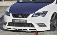 Rieger front spoiler lip up to FL fits for Seat Leon 5F