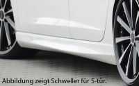 Rieger Seitenschweller-Satz ABS nicht lackiert passend fr Seat Leon 5F