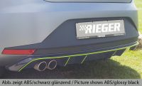 Rieger rear apron for dual tips left fits for Seat Leon 5F