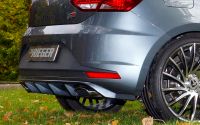 Heckeinsatz / Diffusor Rieger Cupra bis Facelift SG passend fr Seat Leon 5F