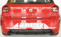 rear diffuser / rear insert Rieger black fits for Seat Ibiza KJ