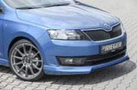 Rieger front splitter centric fits for Skoda Rapid Typ NH