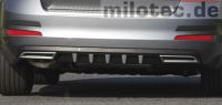 Milotec exhaust dummys silver Set fits for Skoda Octavia Typ 5E