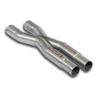 Supersprint front pipe Recht + Link X-Pipe fits for Daimler Super Eight LWB 4.0L V8 (375 PS) 98 -> 02