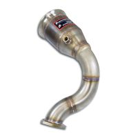 Supersprint Downpipe Links + Sport Metallkatalysator passend fr PORSCHE 536 CAYENNE Turbo 4.0L V8 (550 PS) 2018 -> (Racing)