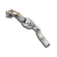 Supersprint Downpipe Left + Metallic catalytic converter fits for AUDI A8 S8 QUATTRO 4.0 TFSI V8 (520 Hp) 2012 -