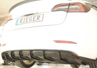 Rieger rear diffuser bg fits for Tesla Model 3 (003)