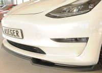Rieger front splitter UL fits for Tesla Model 3 (003)