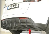 Rieger rear diffuser UL with CT fits for Tesla Model Y (003)