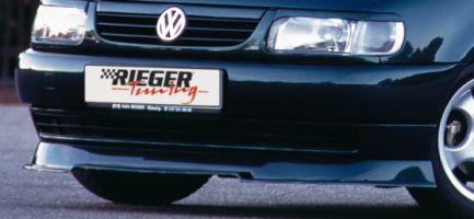 Rieger Frontlippe mit integriertem Spoilerschwert  passend fr VW Polo 6N