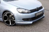 Rieger front splitter carbon look for front lip spoiler 00059501+03  fits for VW Golf 6