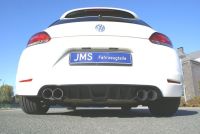 JMS rear apron Racelook inclusive diffusor and real carbon update fits for VW Scirocco 3