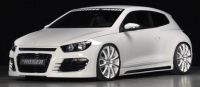 Rieger front bumper with cutout for headlight cleaning  fits for VW Scirocco 3