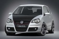 Caractere front spoiler for facelift cars with foglights  fits for VW Polo 9N
