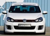 Rieger front lip spoiler  fits for VW Golf 6 GTI/GTD