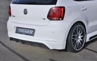 Rieger Heckschrzenansatz Carbon-Look fr Sportendrohr links  passend fr VW Polo 6R